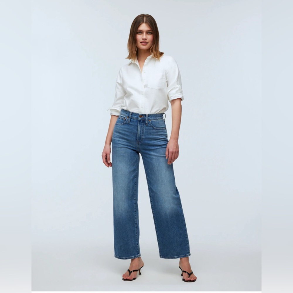 Madewell The Perfect Vintage Wide-Leg Jean 25S Petite